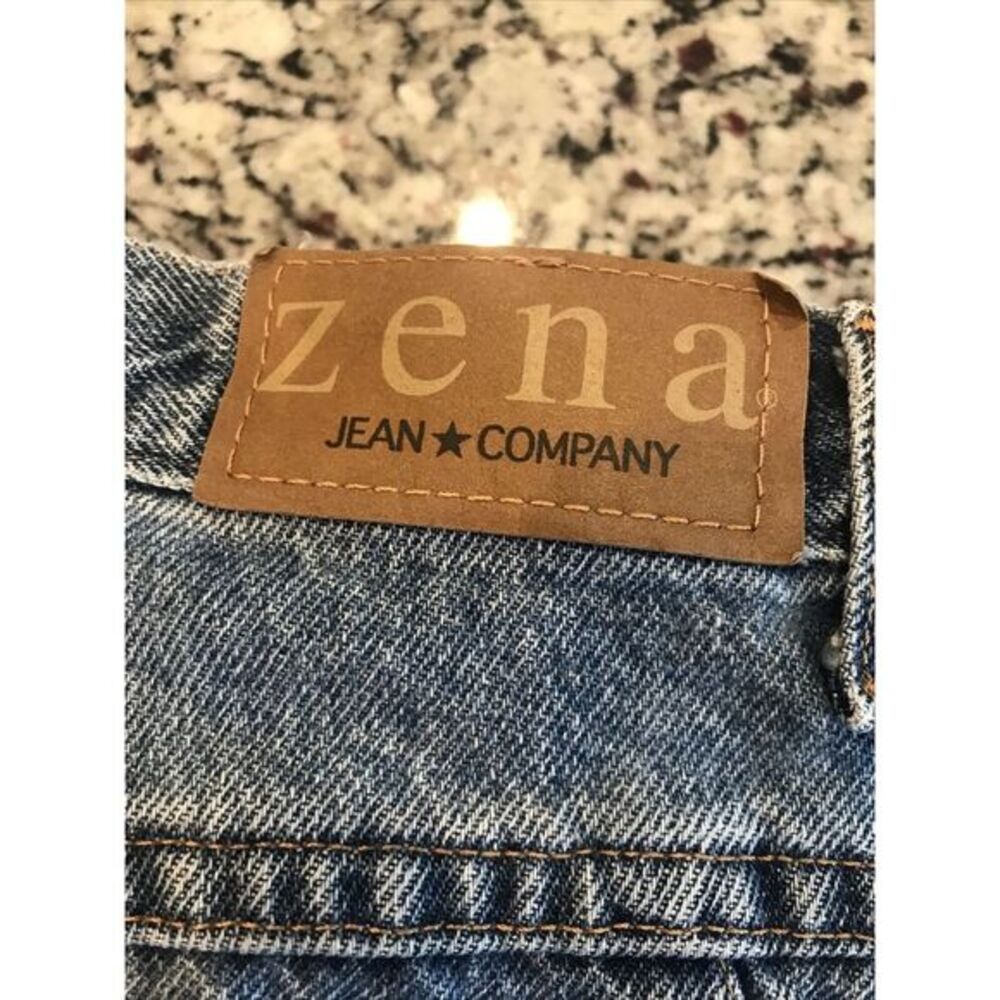 Vintage Zena Retro 80s 90s High Waist Jeans Mom Made in USA Women 12petite 28x28 - Picture 3 of 11